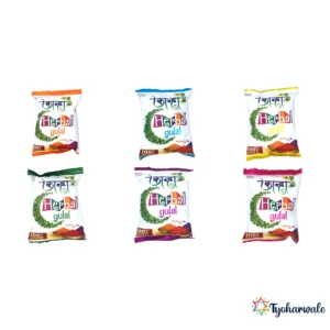 Kanha Herbal Gulal (Purple) Pouch Mega Combo for Holi | (Set of 30) | Perfumed Silky Herbal Colour Powder | Festival Celebration Gulal Pack