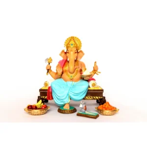Lord Ganesha Life Like Sculpture 11” | Ganpati murti for home, office, temple, decor & gifting |