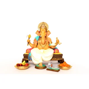 Lord Ganesha Life Like Sculpture 11” | Ganpati Murti | Statue for Home Temple, Decor & Gifting |