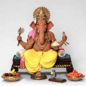 Lord Ganesha Life Like Sculpture 11” | Statue for Home Temple, Decoration & Gifting use |