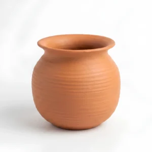 Traditional Tambya Bhande Half-Liter | Ethnic Clay Pot for Drinking Water & Gifting | Traditional Water Pot for Daily Use |