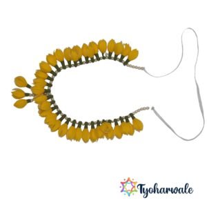 Handcrafted Floral Haar for God Idol Accessories | Traditional Flower Garland for Pooja, Temple Decoration & Spiritual Home Décor