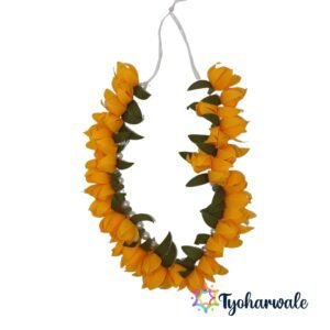 Decorative Floral Haar for Home Entrance Décor | Handmade Flower Garland for Festivals, Pooja, Doorway Decoration & Traditional Styling