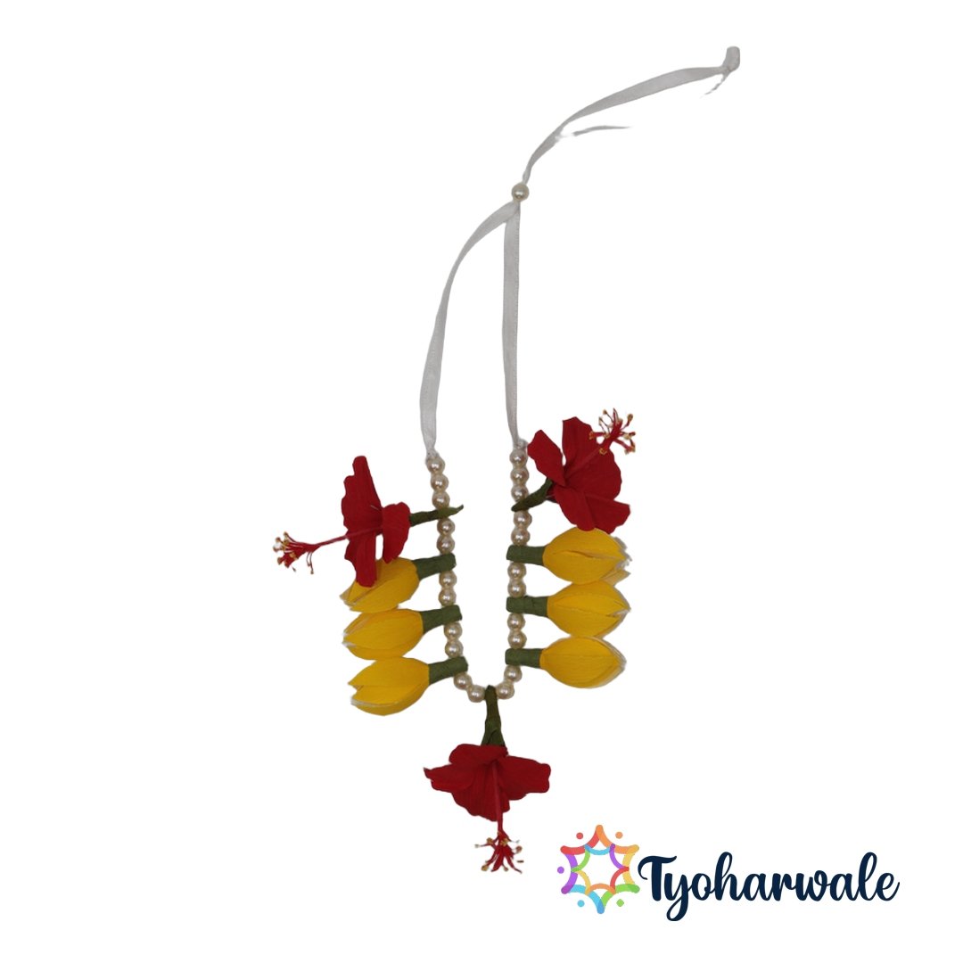 Decorative Floral Haar for Traditional Décor | Handmade Flower Garland for Festivals, Pooja, Wedding Decoration & Home temple Styling