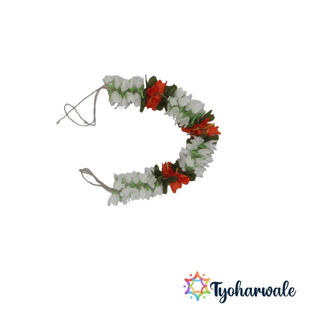 Artificial Floral Gajra for Traditional Hair Styling | Handmade Flower Hair Accessory for Weddings, Festivals & Ethnic Wear