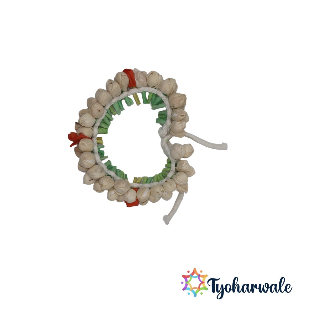 Handmade Floral Gajra | floral gajra | Artificial Flower Hair Accessory for Women | Traditional Floral Hair Décor for Weddings, Festivals & Ethnic Wear