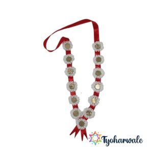 Artificial Flower Garland for Temple & Idol Decoration | Handmade Floral Haar for Pooja, Mandir, Festivals & Spiritual Home Décor
