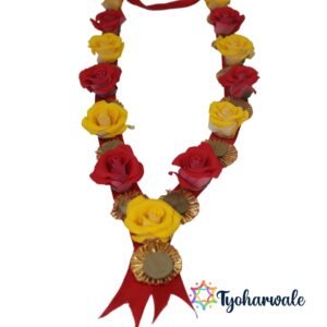 Traditional Flower Haar for God Idol Styling | Handmade Floral Garland for Temple, Pooja, Mandir & Spiritual Home Decoration