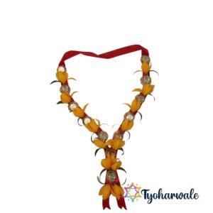 Artificial Flower Haar for Traditional Decoration | Handmade Floral Garland for Festivals, Pooja, Wedding Décor & Home Entrance Styling