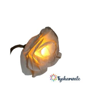 Handmade Giant Rose Floral Lighting Décor | Eco-Friendly Decorative Flower Light for Home Interiors, Festivals & Table Styling
