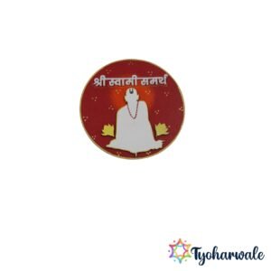 Shree Swami Samartha Fridge Magnet for Home & Kitchen | swami samarth fridge magnet Spiritual Refrigerator Décor for Pooja Room, Office & Devotional Gifting