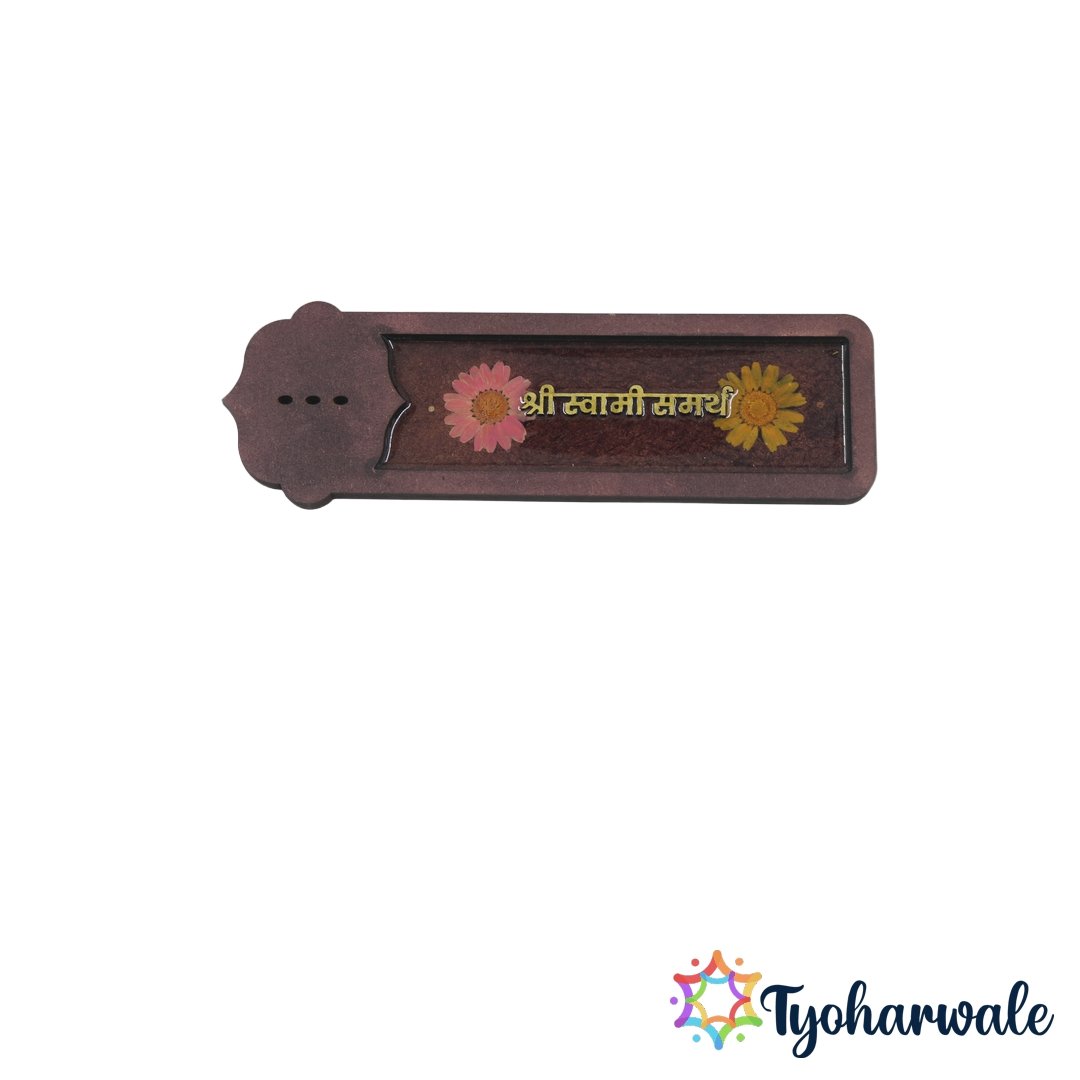 Shree Swami Samarth Agarbatti Stand for Home Temple | swami samarth agarbatti stand Spiritual Incense Holder for Daily Prayer, Meditation & Devotional Use
