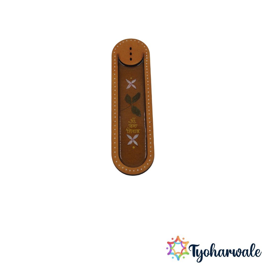 Om Namaha Shivaya Incense Holder for Pooja Room | om namah shivaya incense holder Shiva Agarbatti Stand for Meditation, Daily Prayer & Spiritual Décor