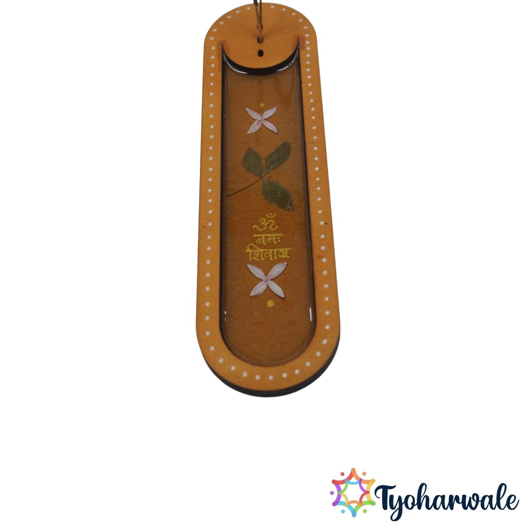 Om Namaha Shivaya Incense Holder for Pooja Room | om namah shivaya incense holder Shiva Agarbatti Stand for Meditation, Daily Prayer & Spiritual Décor