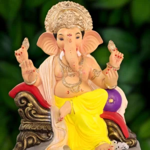 Raja Ganesh Sofa Yellow (24" - RV)