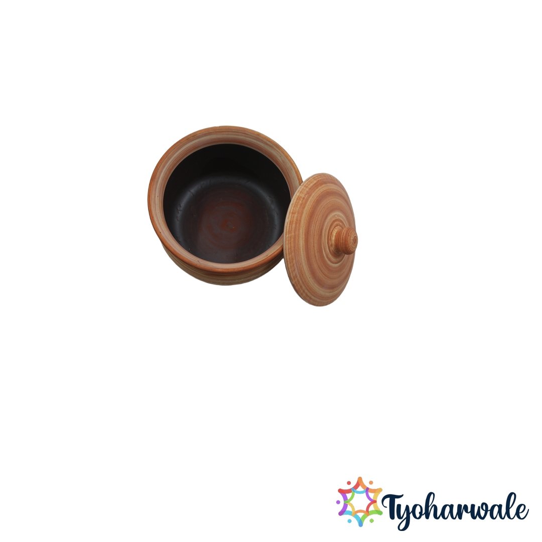 Handi Clay Cookware Pot | Traditional Earthen Cooking Handi | clay handi for Daily Cooking | Healthy mud pot cooking Kitchenware