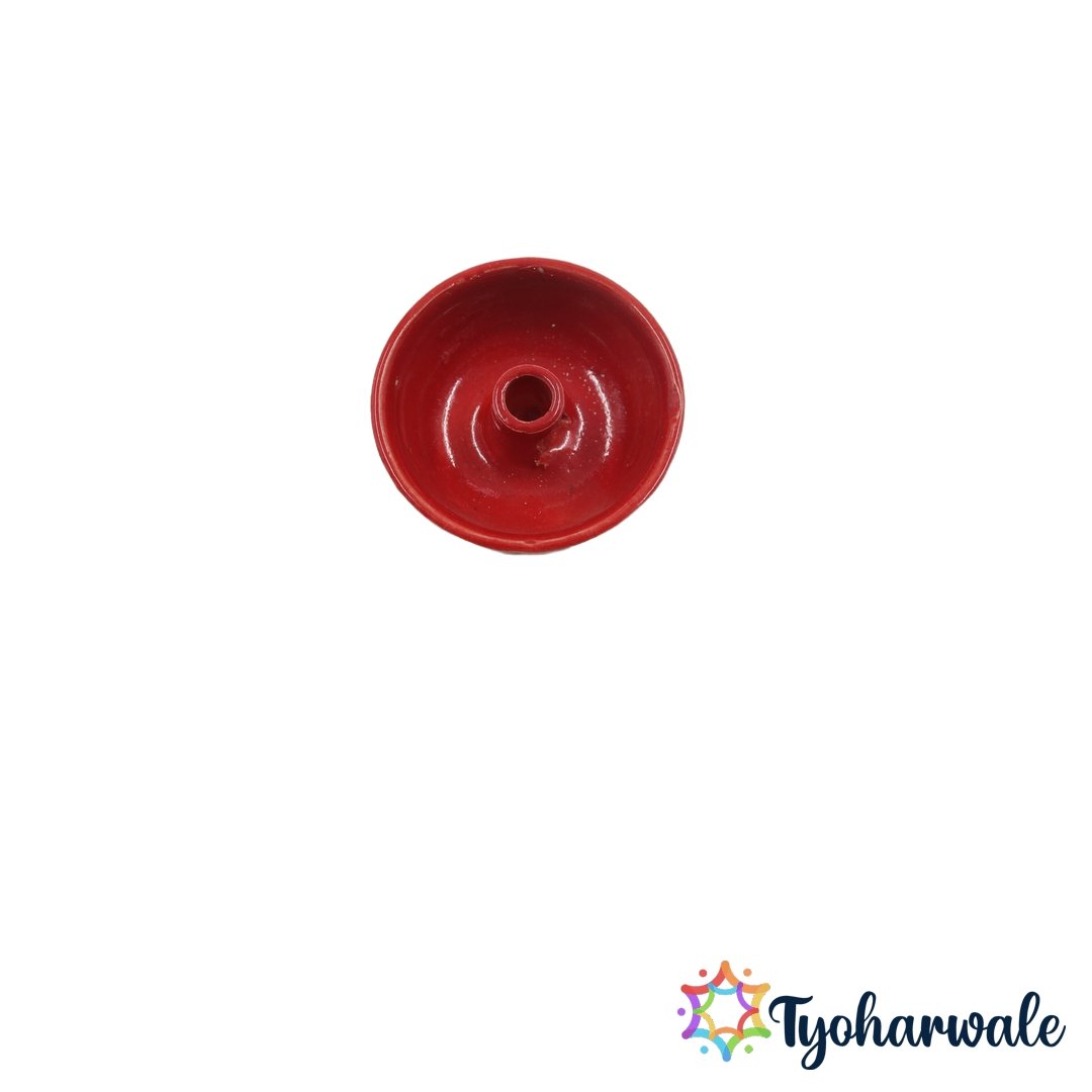 TeaLights Red | Decorative tealight holder for Diwali & Pooja Décor | Festive candle holder for Rangoli & Home Decoration