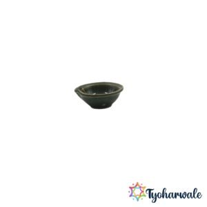 Traditional green Angan diya for Diwali and pooja decoration.