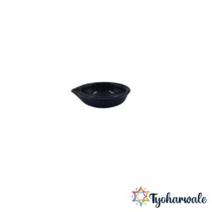 Traditional blue Angan diya for Diwali and pooja decoration.