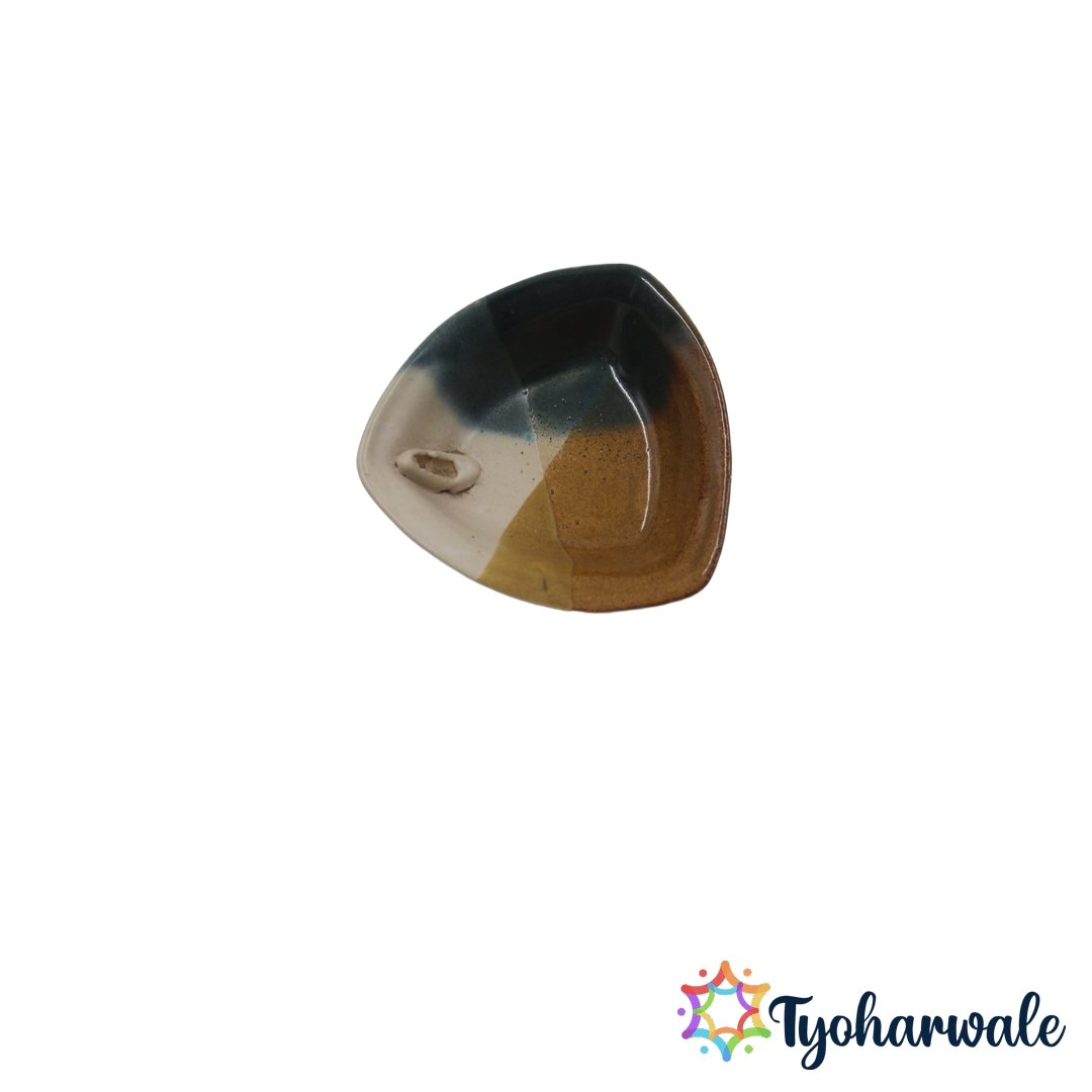 Triangular Floating Diya | Decorative floating diya & tealight holder for Diwali, Pooja & Rangoli Home Décor