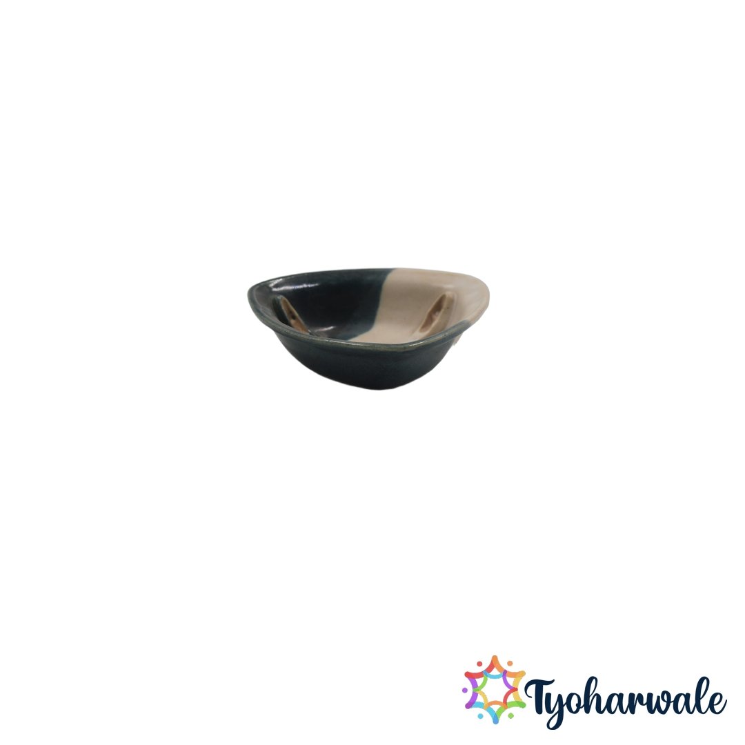 Traditional mixed color triangular floating diya for Diwali and water décor.