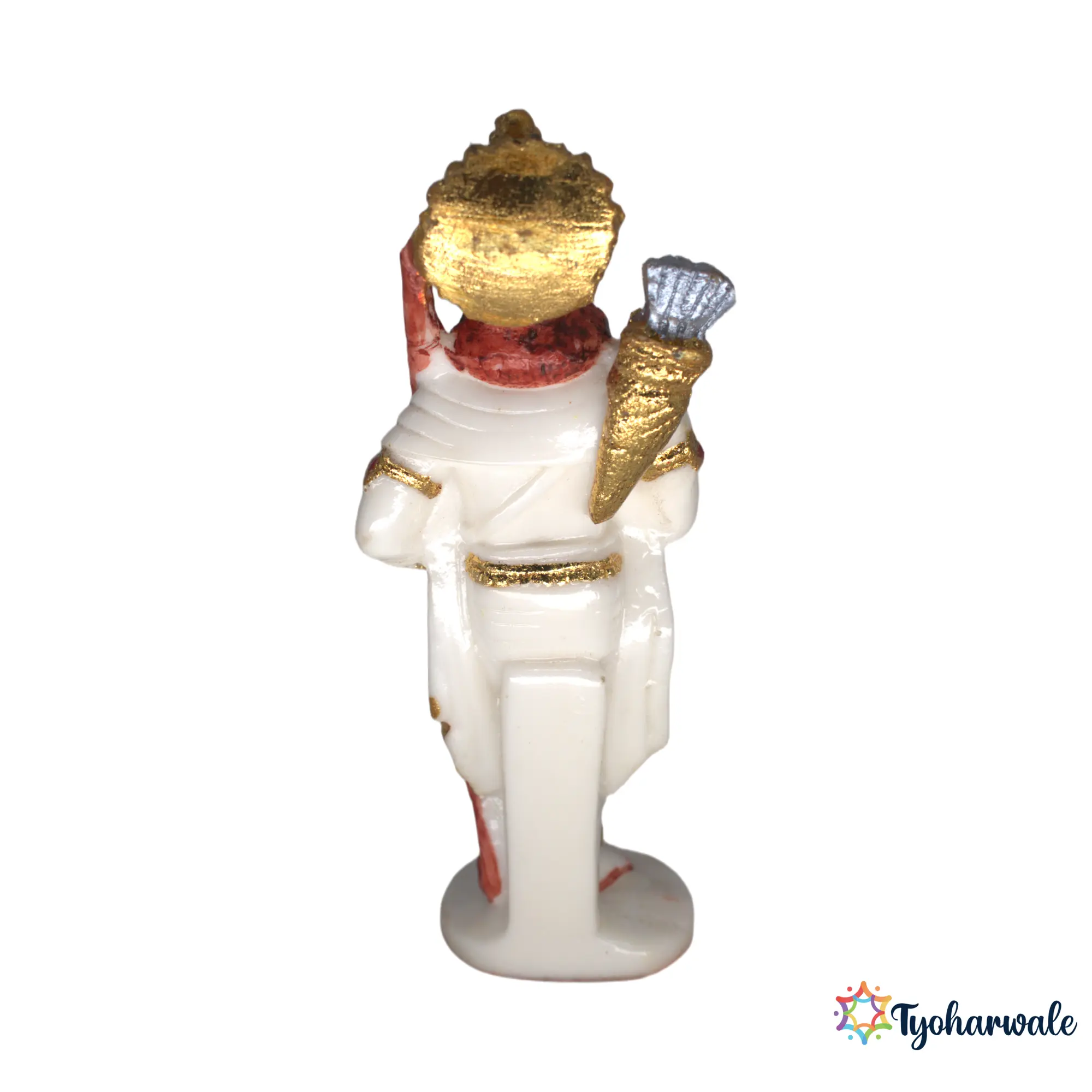 Ram Darbar Set (White & Multicolour Finish) | Marble Dust Resin Murti | Ram Darbar Statue for Home Mandir | Daily Pooja Idol Set | Shri Ram Sita Laxman Hanuman Murti | Religious Gift | Ram Navami Special Set