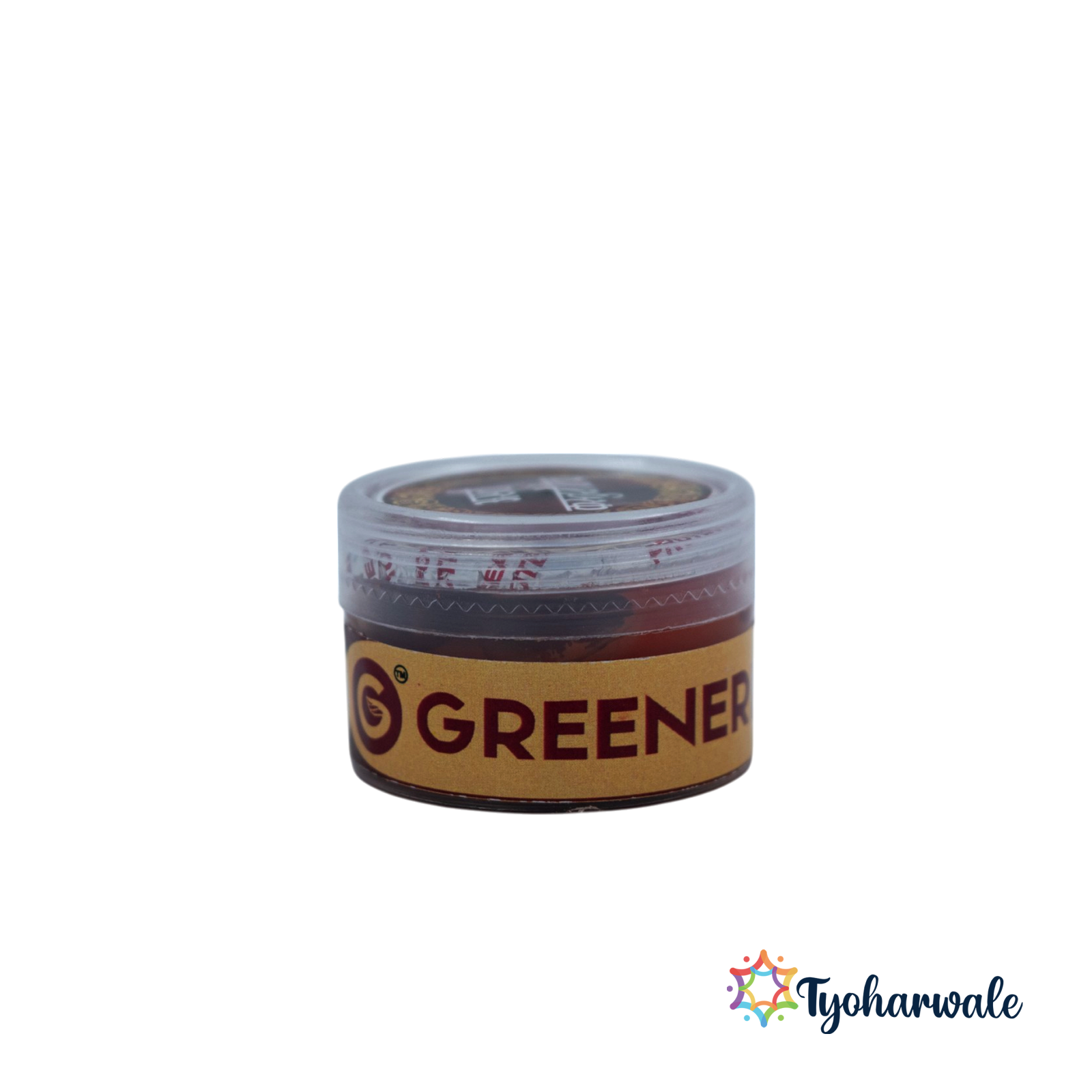Greeneri Asali Kasturi Tikka for pooja in a compact jar