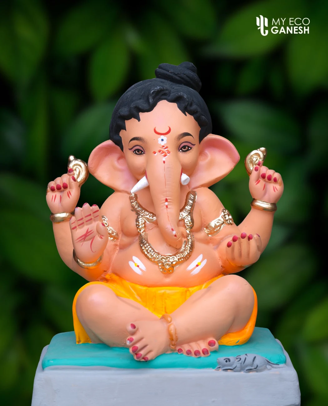 18 Inch Cute Balmorya with orange dhotar