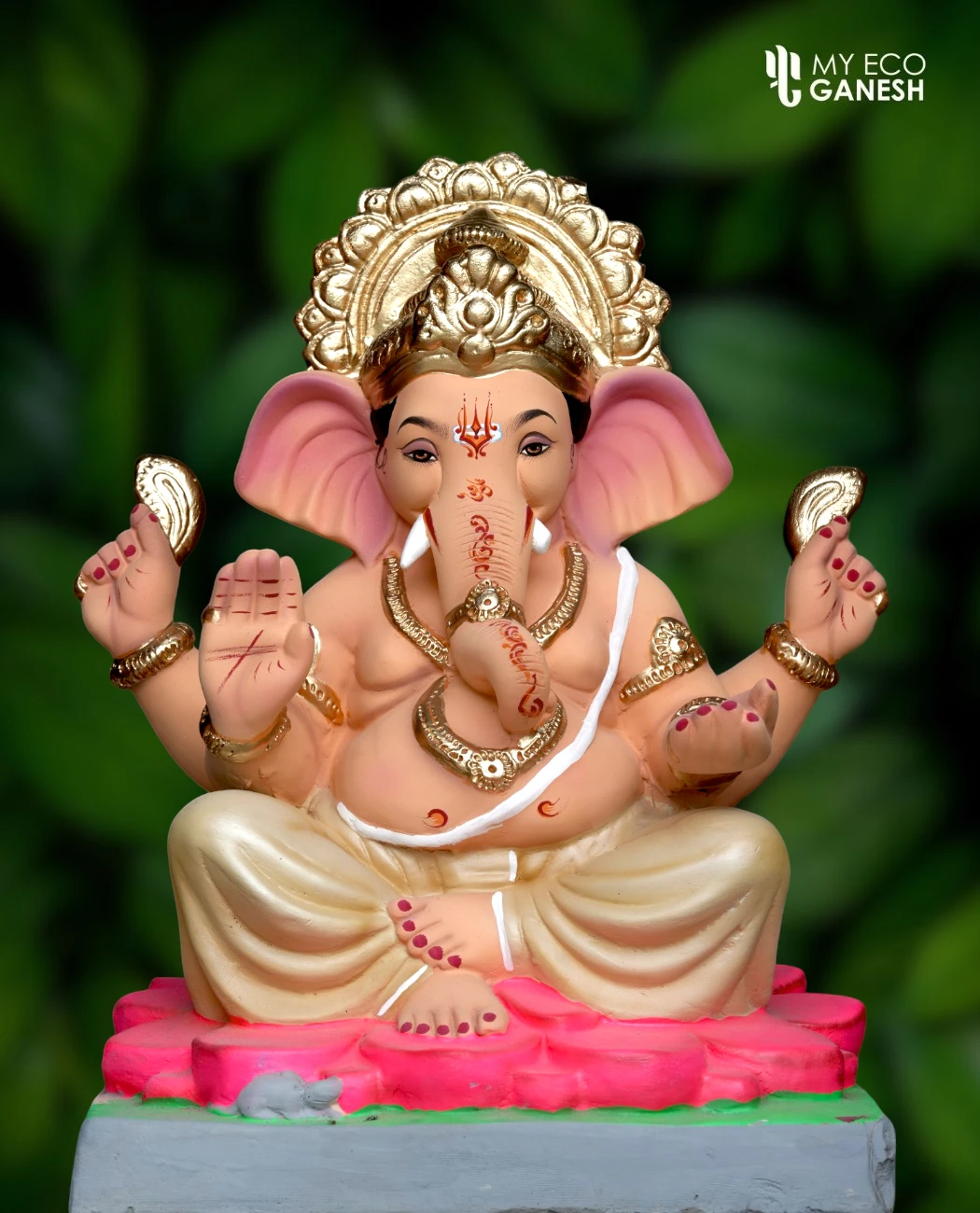 18 Inch Mahisuri Mukut Raja with pearl dhotar