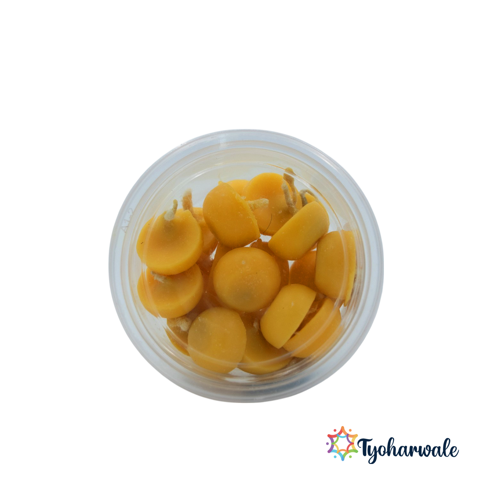 Greeneri Pujan Jyot Ghee Diya — 20 Pcs | pack of 12 | For Daily Aarti & Pooja