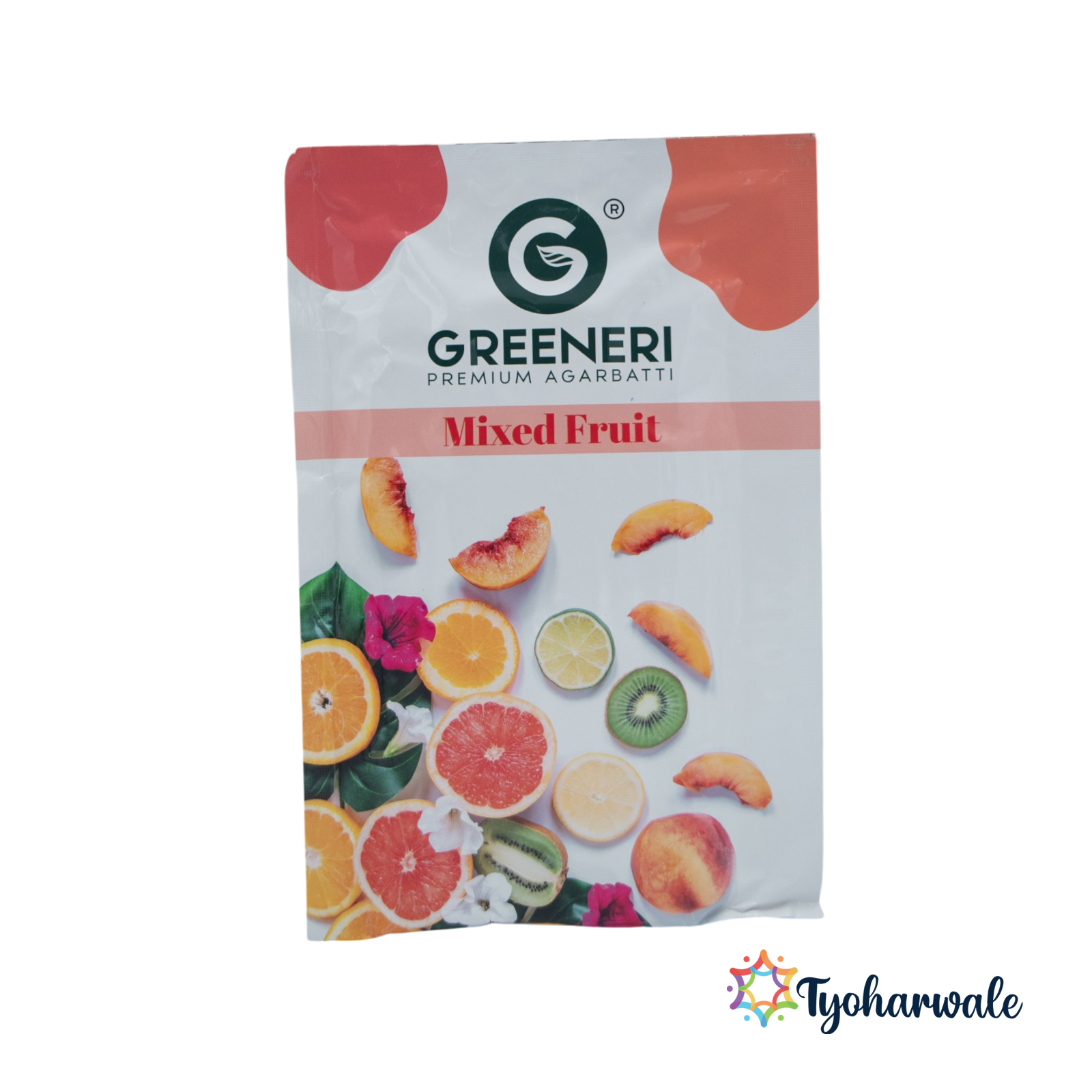 Greeneri Mix Fruit Agarbatti | pack of 6 | Fruity Fragrance for Home & Daily Use