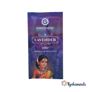 Greeneri Lavender Premium Incense Sticks — 100gm | pack of 6 | Fresh Fragrance for Home & Daily Use
