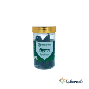 Greeneri Mogra Cone Dhoop | pack of 6 | 100gm Jar for Home Pooja & Daily Use