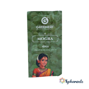 Greeneri Mogra Premium Incense Sticks — 100gm | pack of 6 | Floral Fragrance for Daily Pooja & Home Use