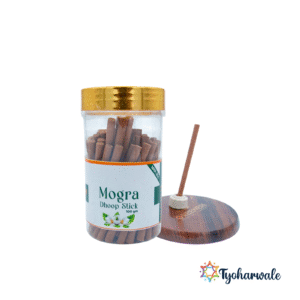 Greeneri Mogra Dhoop Stick | pack of 6 | 100gm Jar for Home Pooja & Daily Use