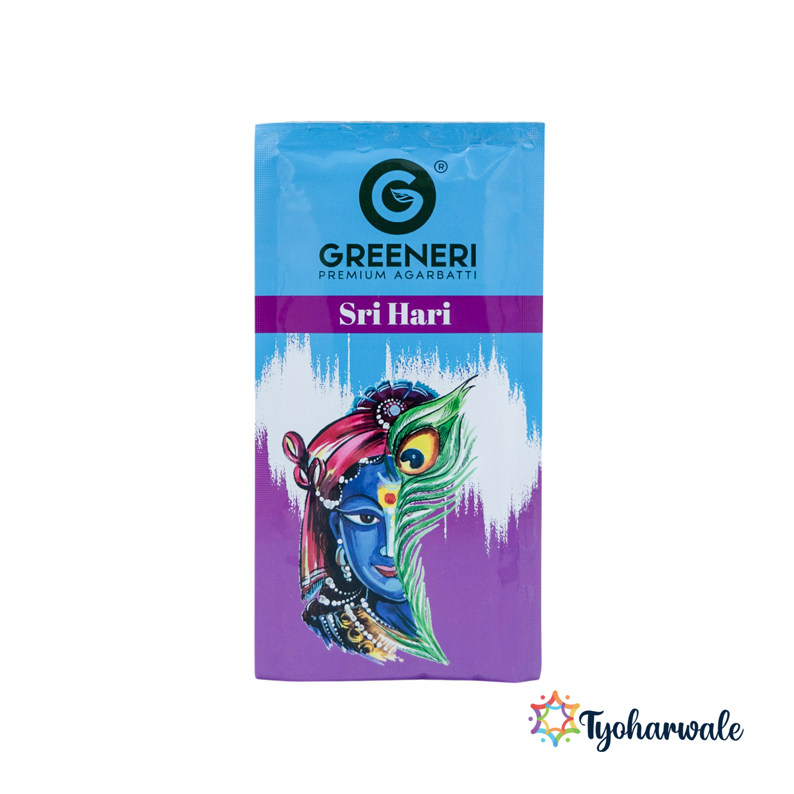 Greeneri Sri Hari Agarbatti | pack of 6 | For Home Pooja & Daily Aarti Use