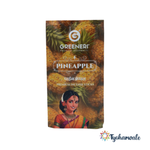 Greeneri Pineapple Premium Incense Sticks — 100gm | pack of 6 | Fruity Fragrance for Home & Daily Use