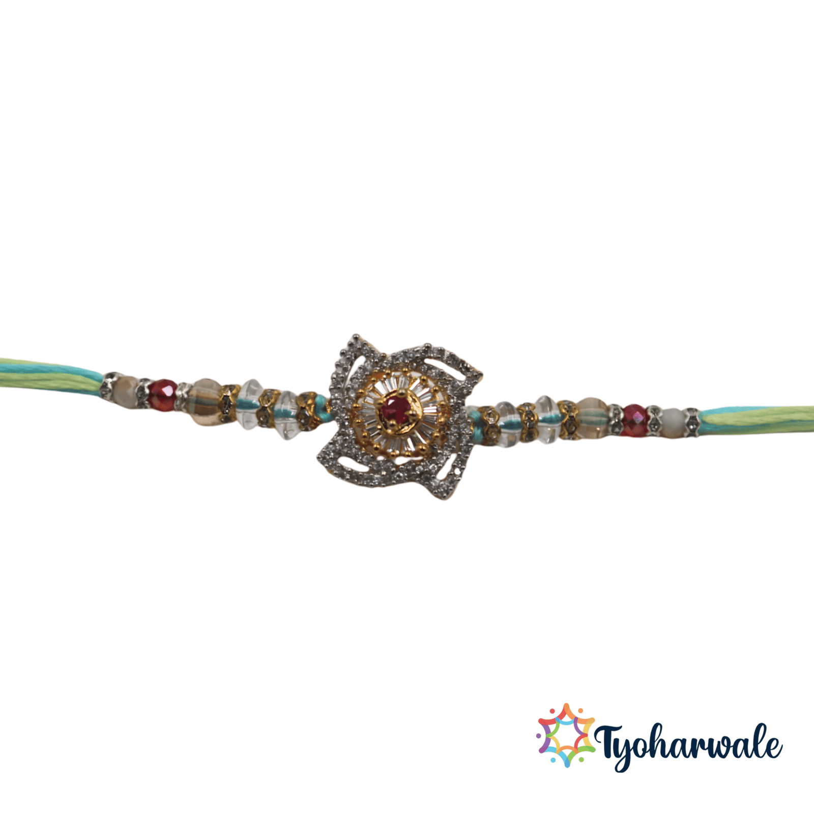 Elegant Ornate Beaded Rakhi