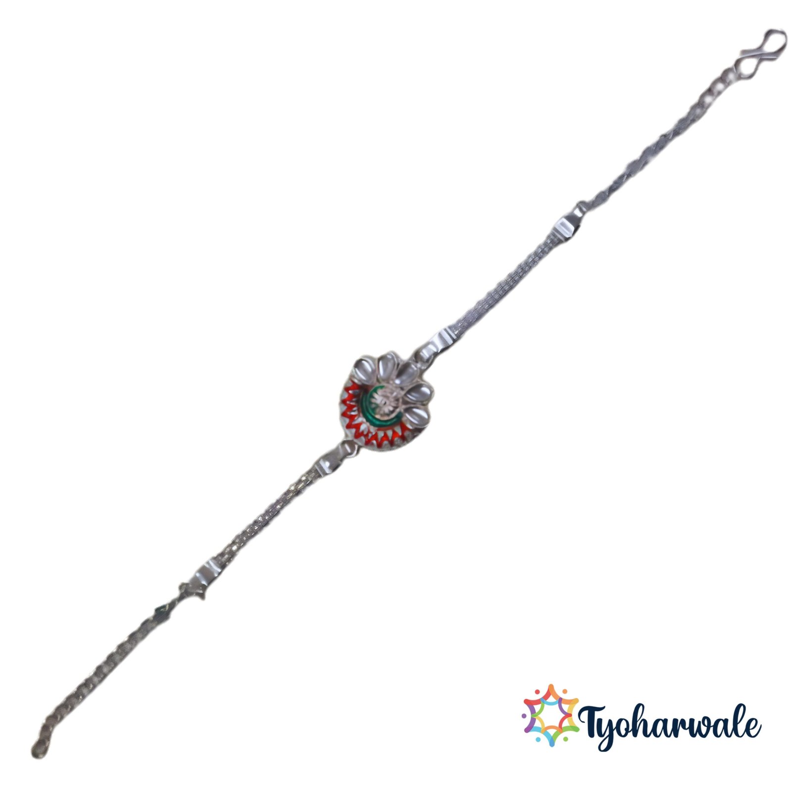 Half flower Rakhi full view